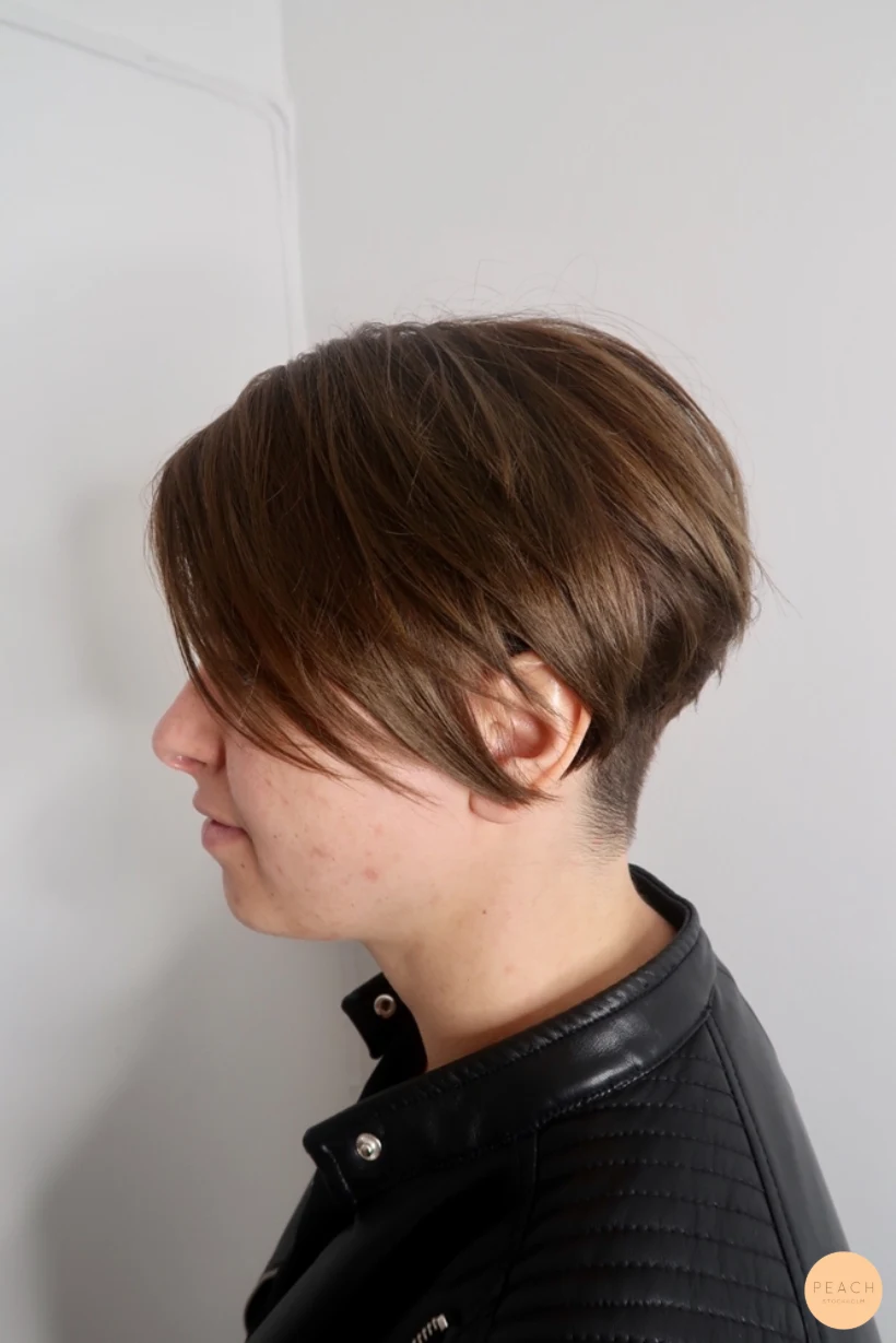 Pixie cut med extra glans