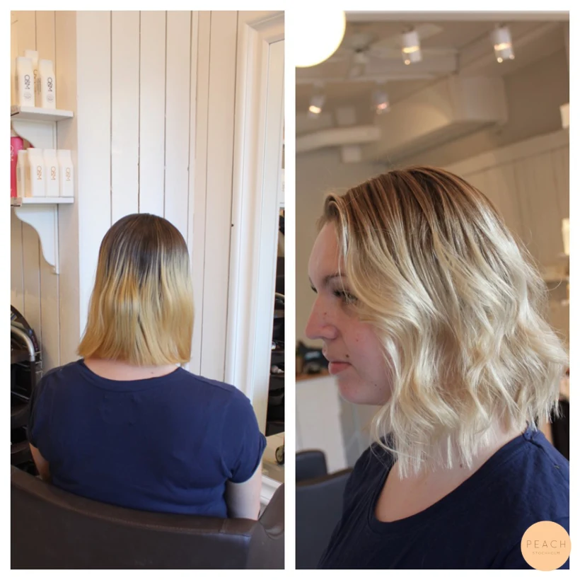 Kall blond lob