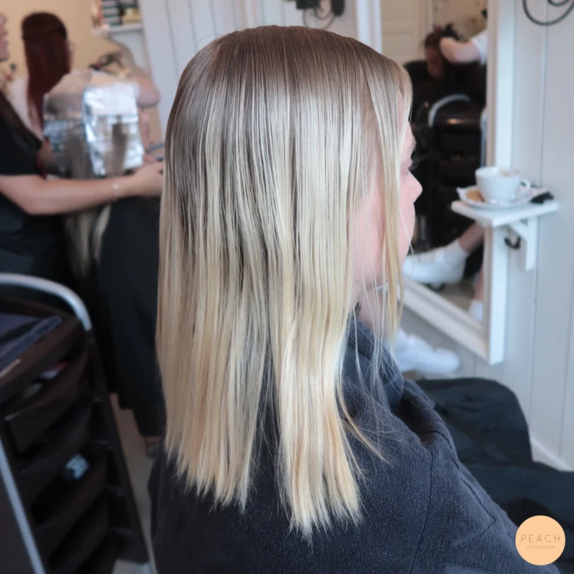 Balayage with highlights and lowlights