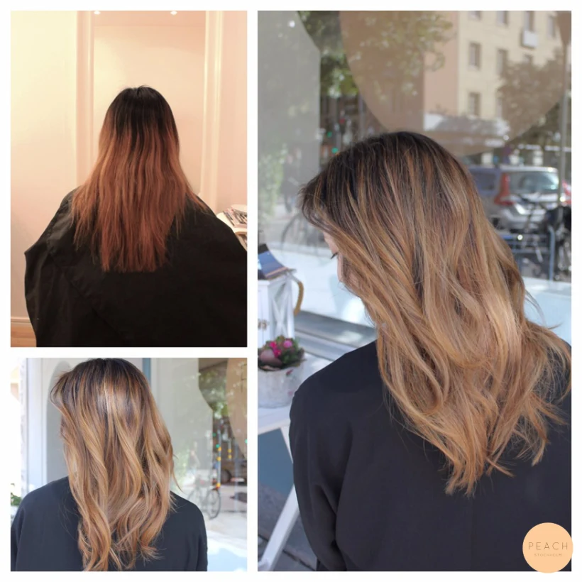 Mörkblond sombre