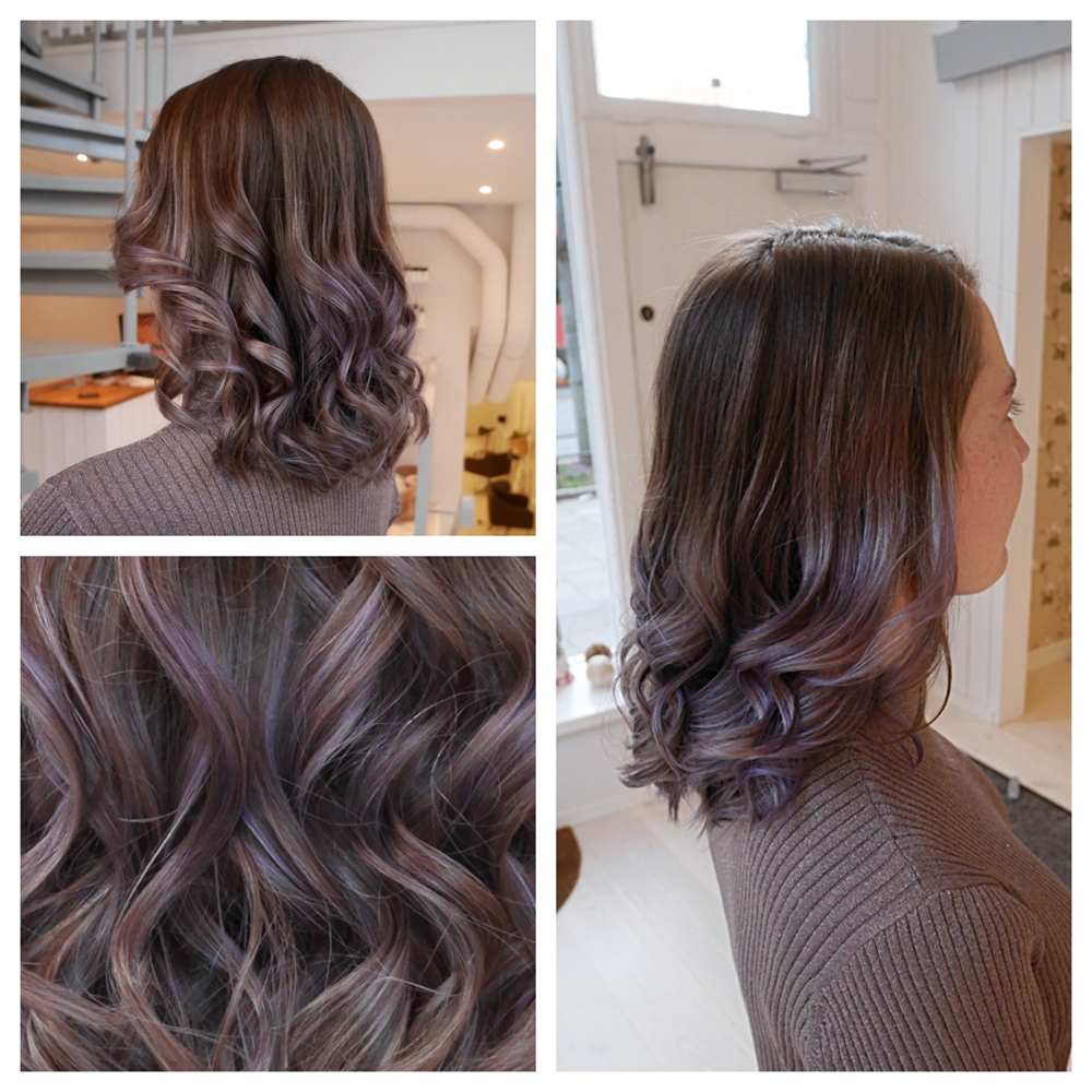 Soft pastell lila hår