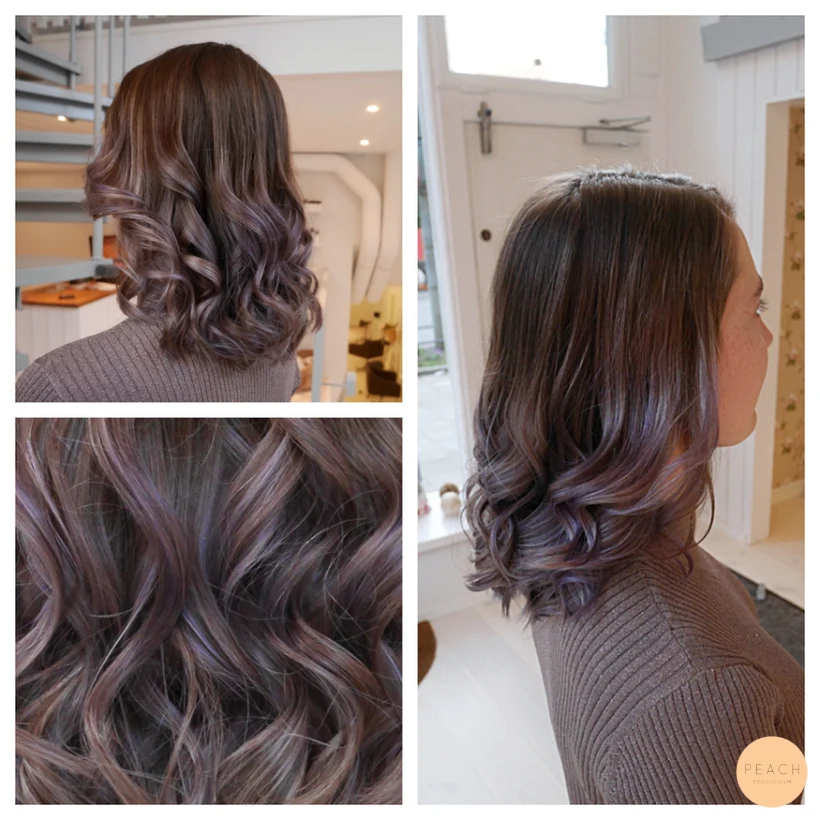 Soft pastell lila hår