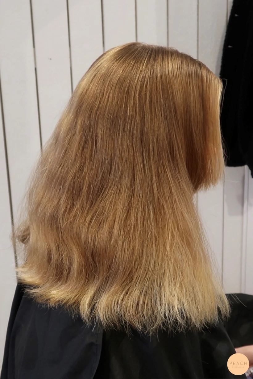 Blond hårfärg med skiftningar