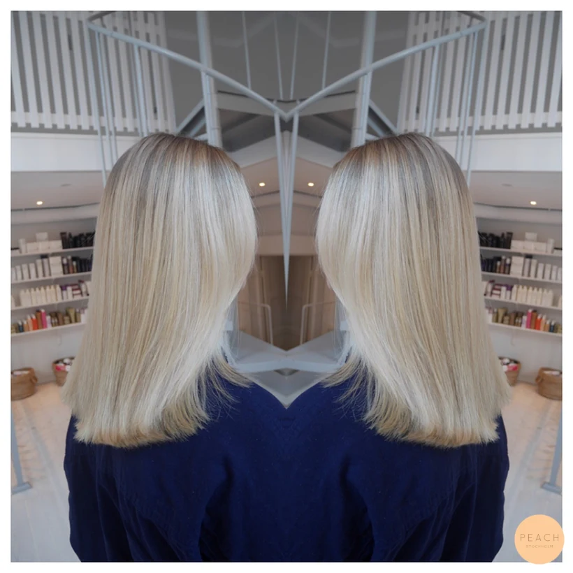 Blond hårfärg – salongsresultat av Sara Björk, 7 november 2016
