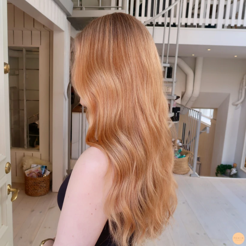 Peach blonde