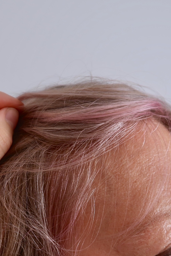 Pink hair color