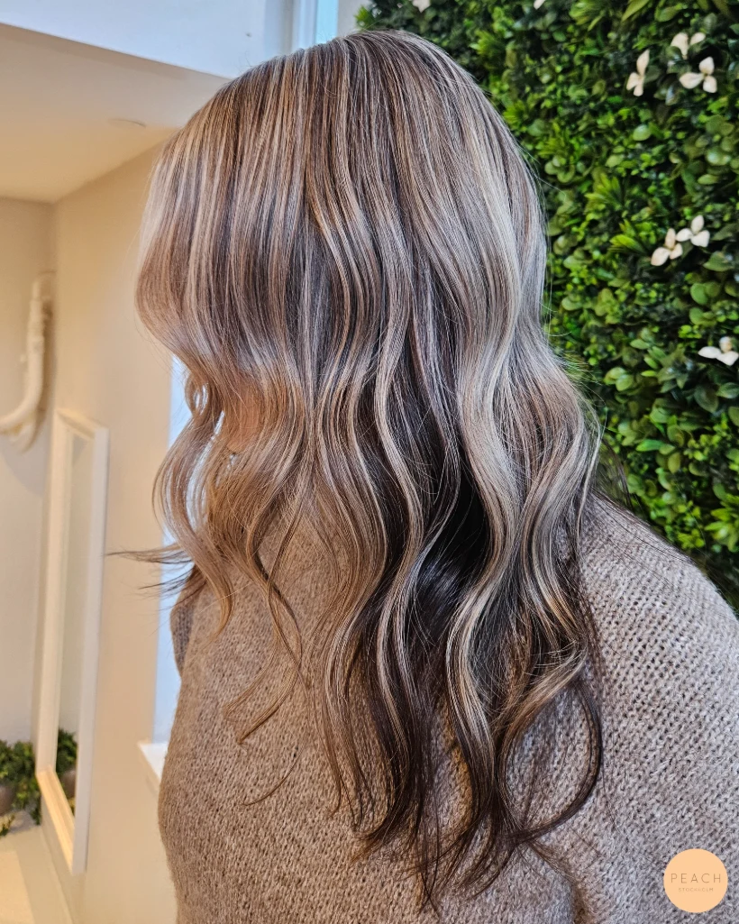 Lived in vanilla blonde hair