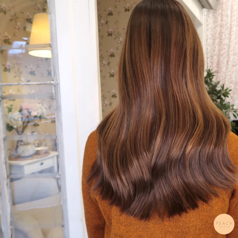 Chokladbrun hårfärg med slingor – inspiration 15 november 2019