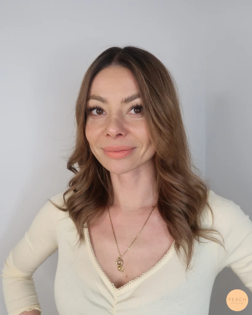 Hairtalk förlängning – salongsresultat av Alicia Siverman, 7 april 2021