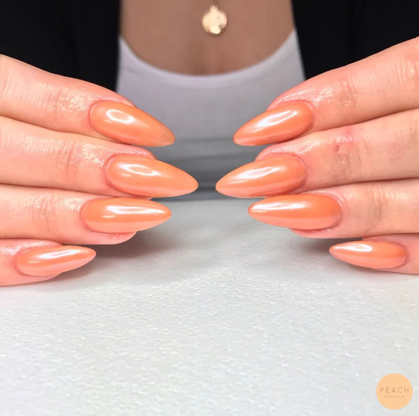 Chromade peach naglar