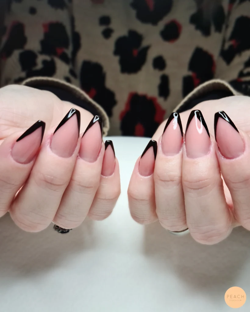 Black french with a twist