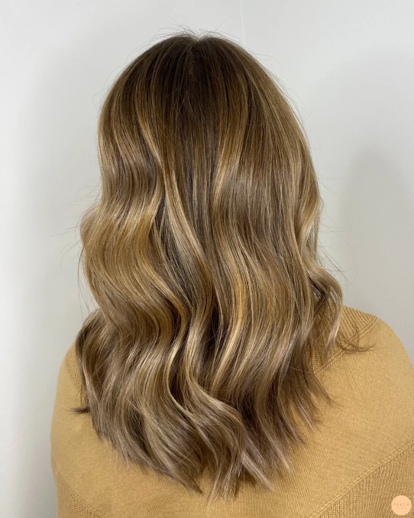 Beige balayage