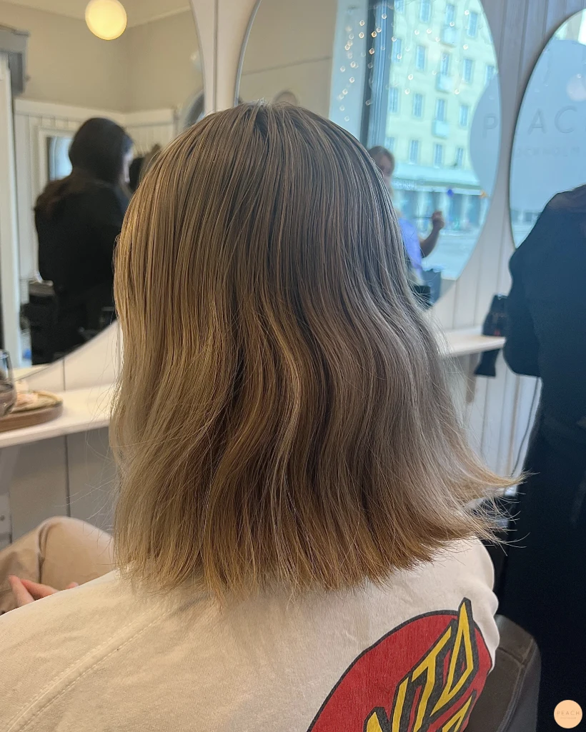 Light blonde hair