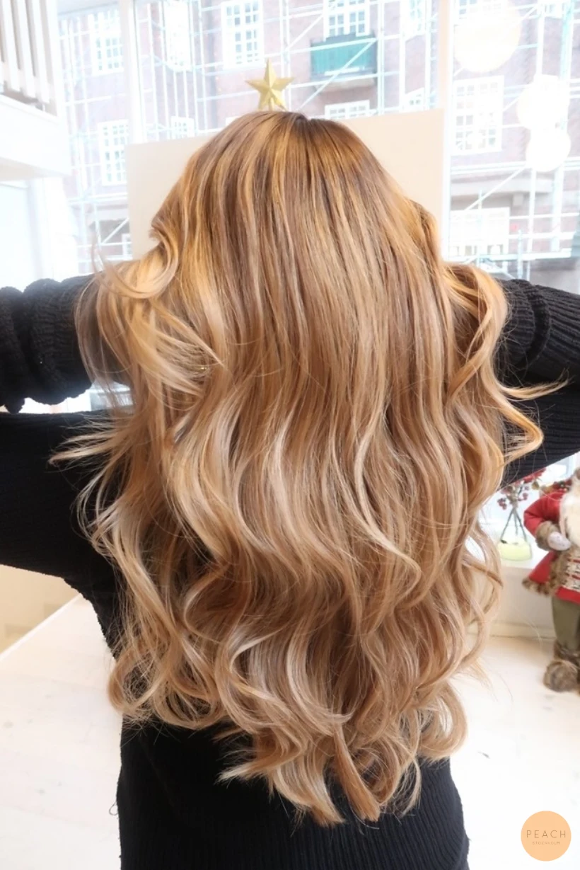 Ljusbrun balayage