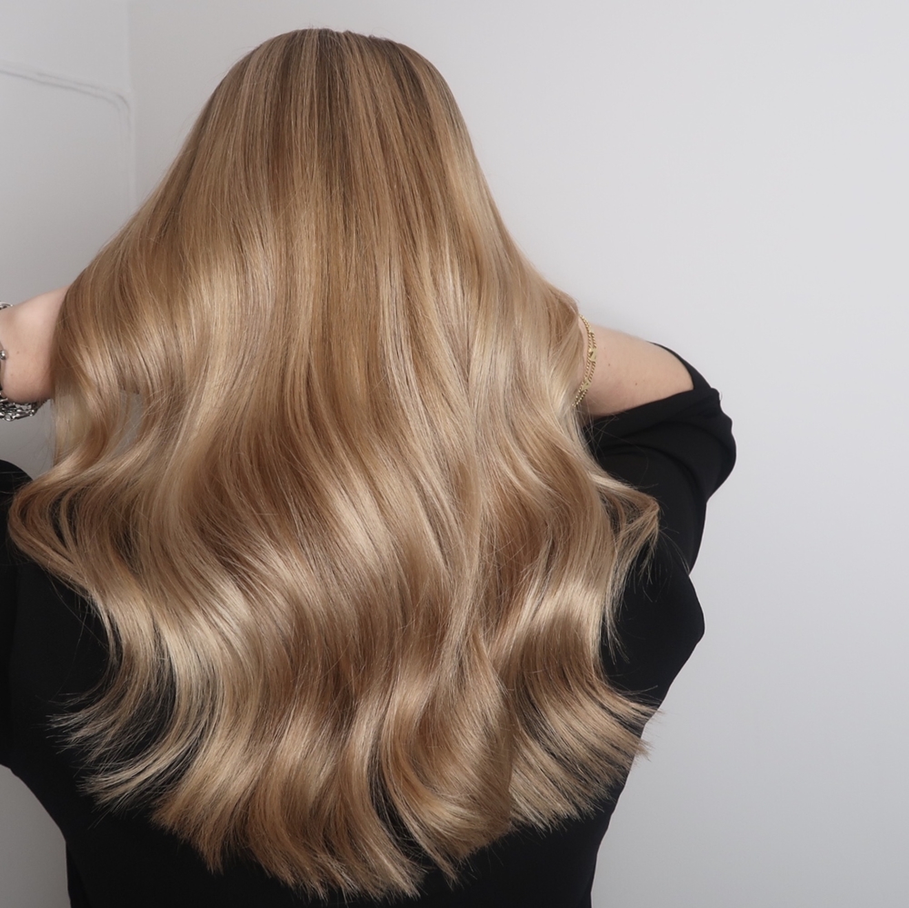 Mjuk varm balayage