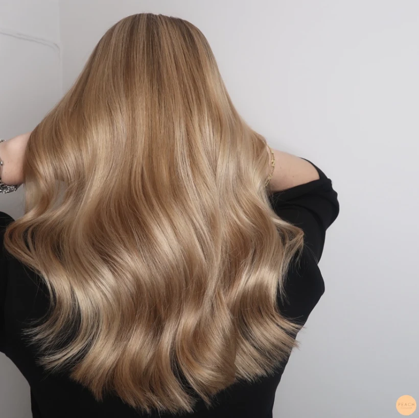 Mjuk varm balayage