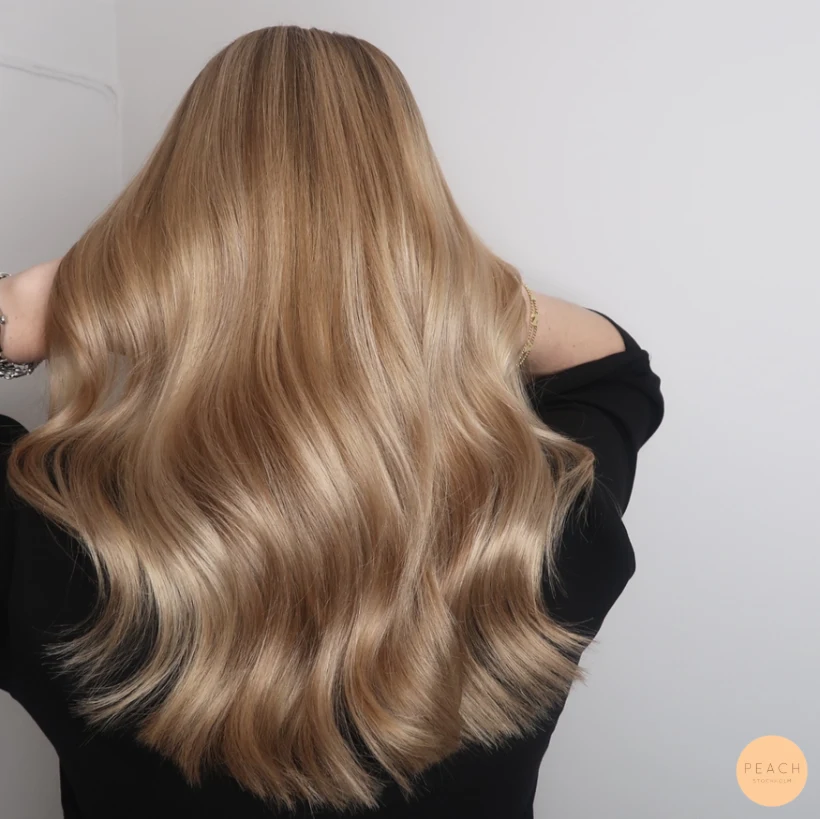Mjuk varm balayage