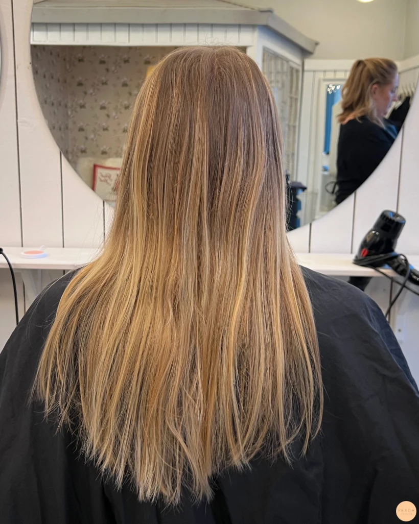 Luscious honeyblonde color✨