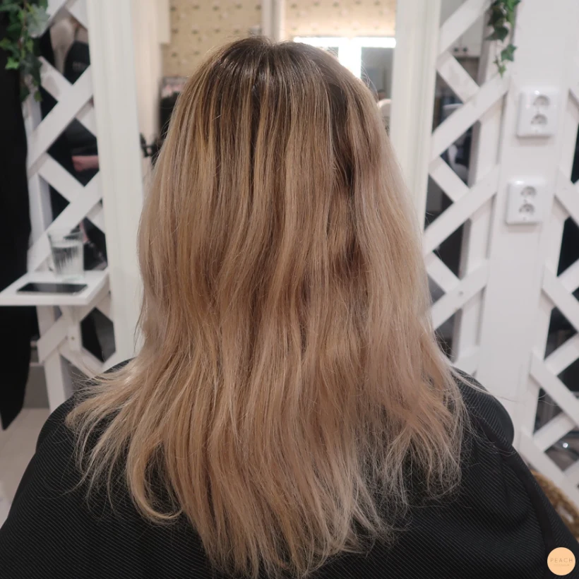 Kallare blond hårfärg