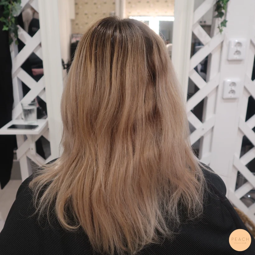 Kallare blond hårfärg