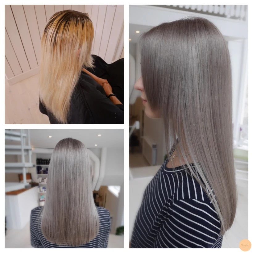 Granny hair color - grå hårfärg