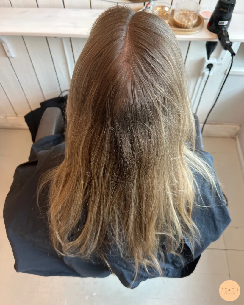 Soft blonde hair color 🫶🏼🌸✨