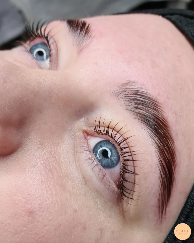 Yumi lashlift & browlift – salongsresultat av Erika Gradin, 25 januari 2022