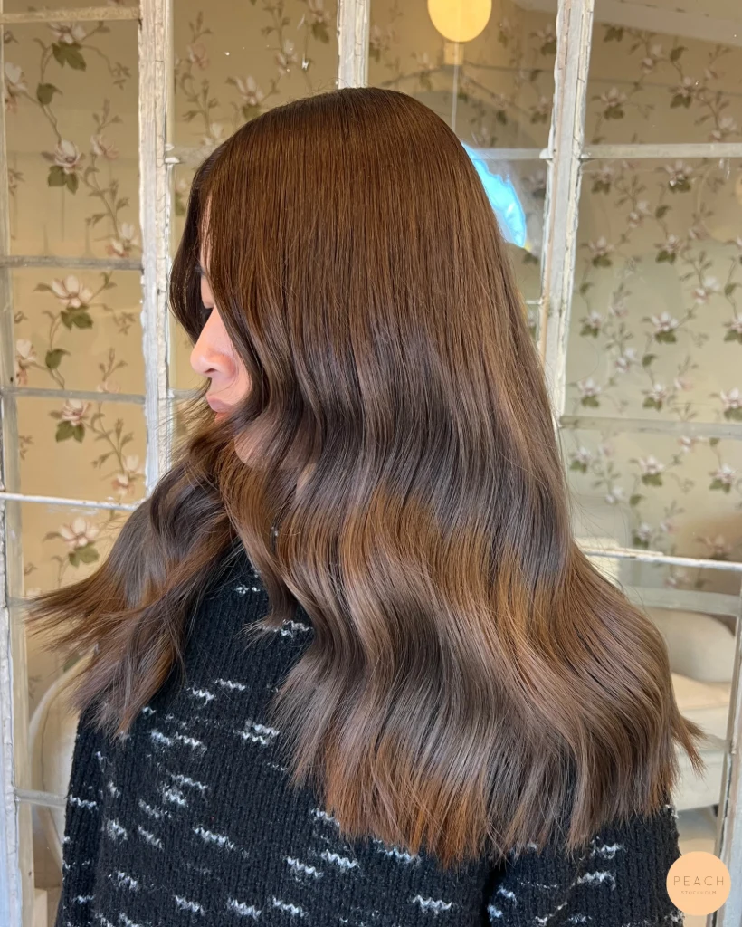 Rich brown hair color 🤎