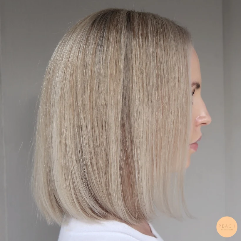 Från helblondering till lyxig blond färg