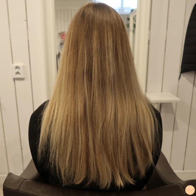 Balayage mörkblond