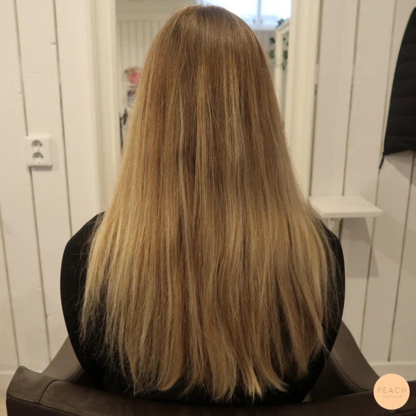Balayage mörkblond