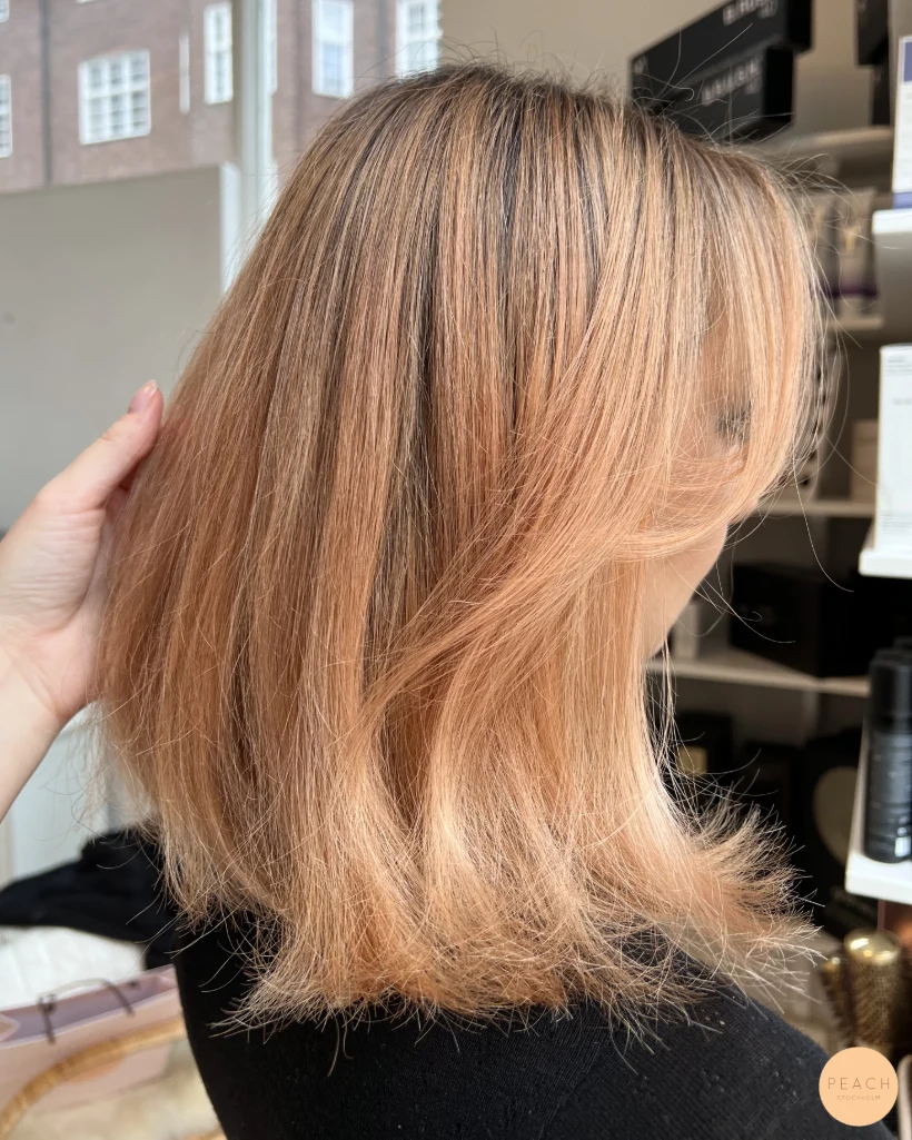 Peach blond