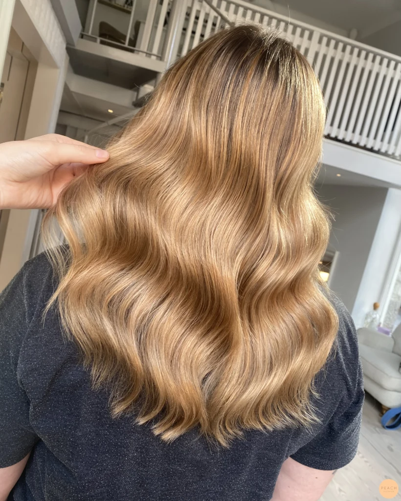 Champagne copper hair