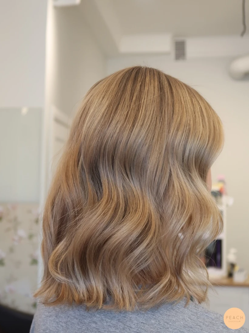 Balayage blond varm kall