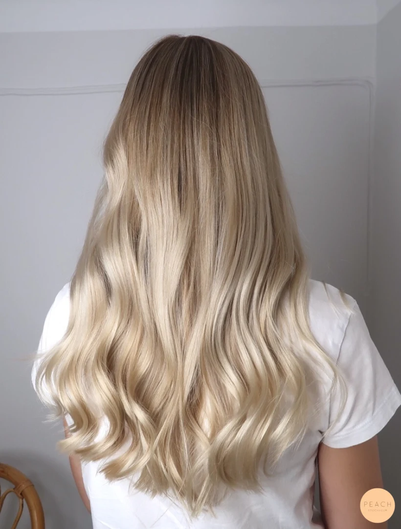Babylights hair med sval nyansering