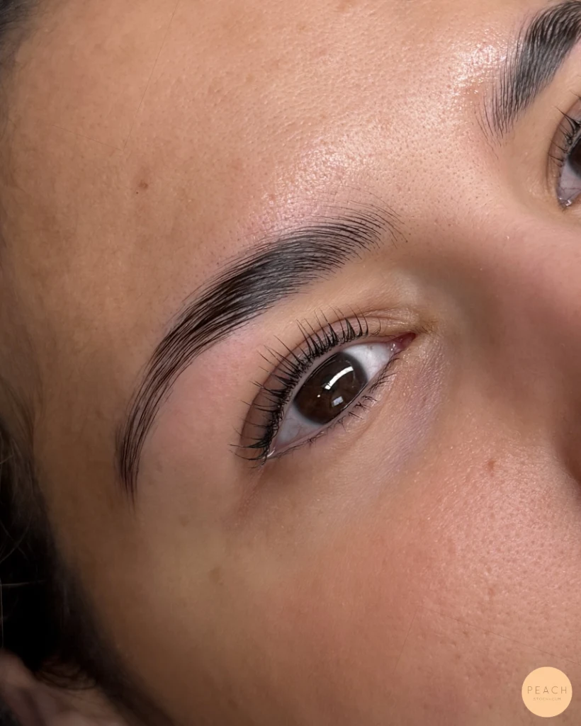Yumi lashlift & browlift – salongsresultat av Amanda Da Silva, 16 mars 2026