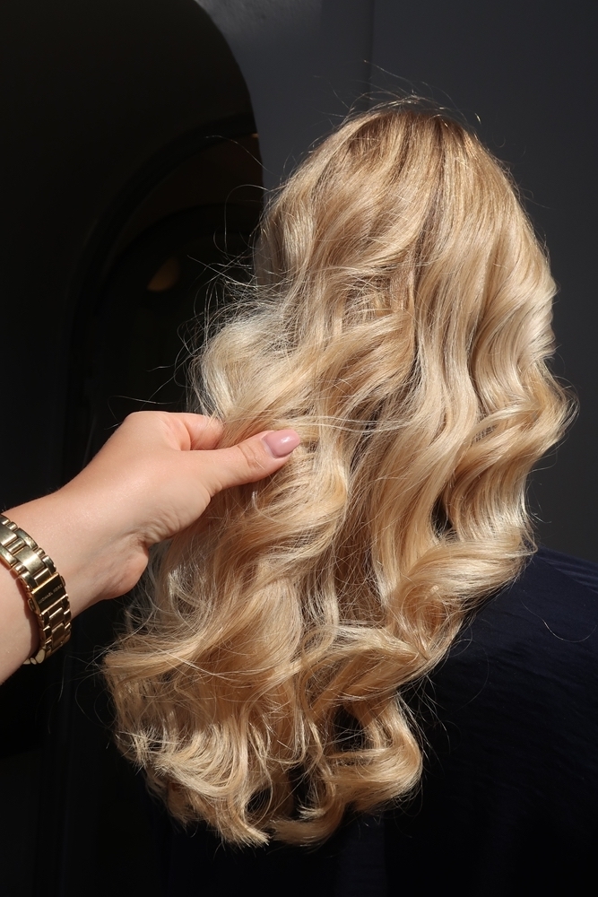 Lyxig guld blond