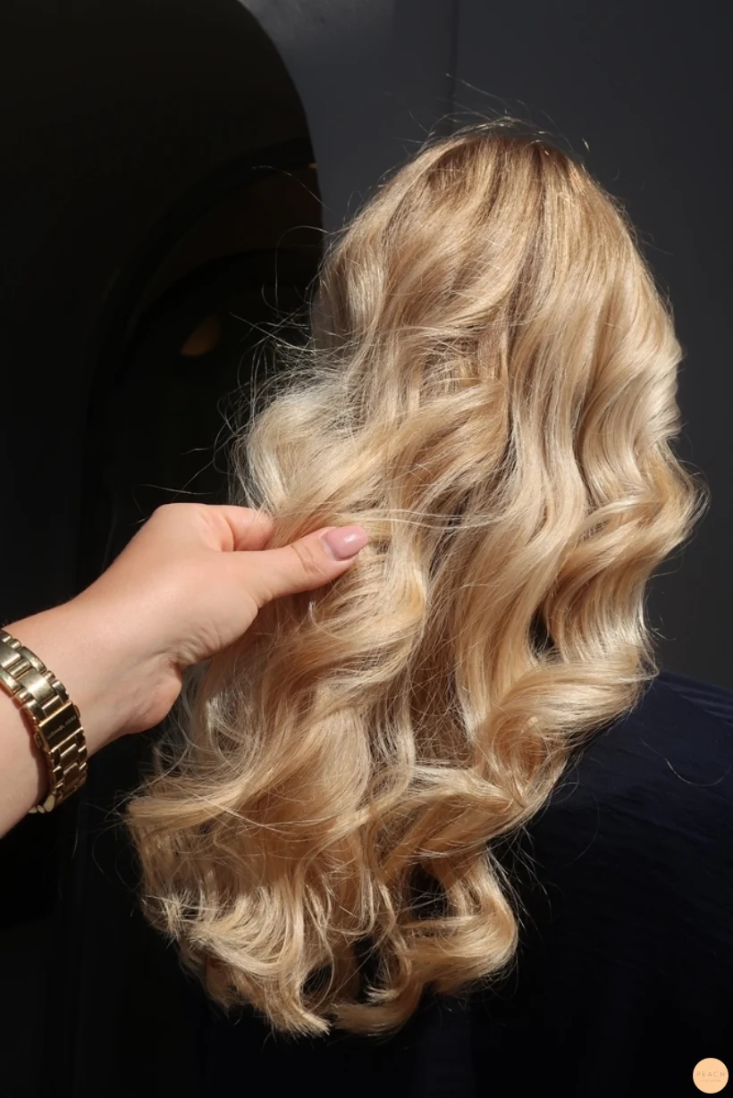 Lyxig guld blond