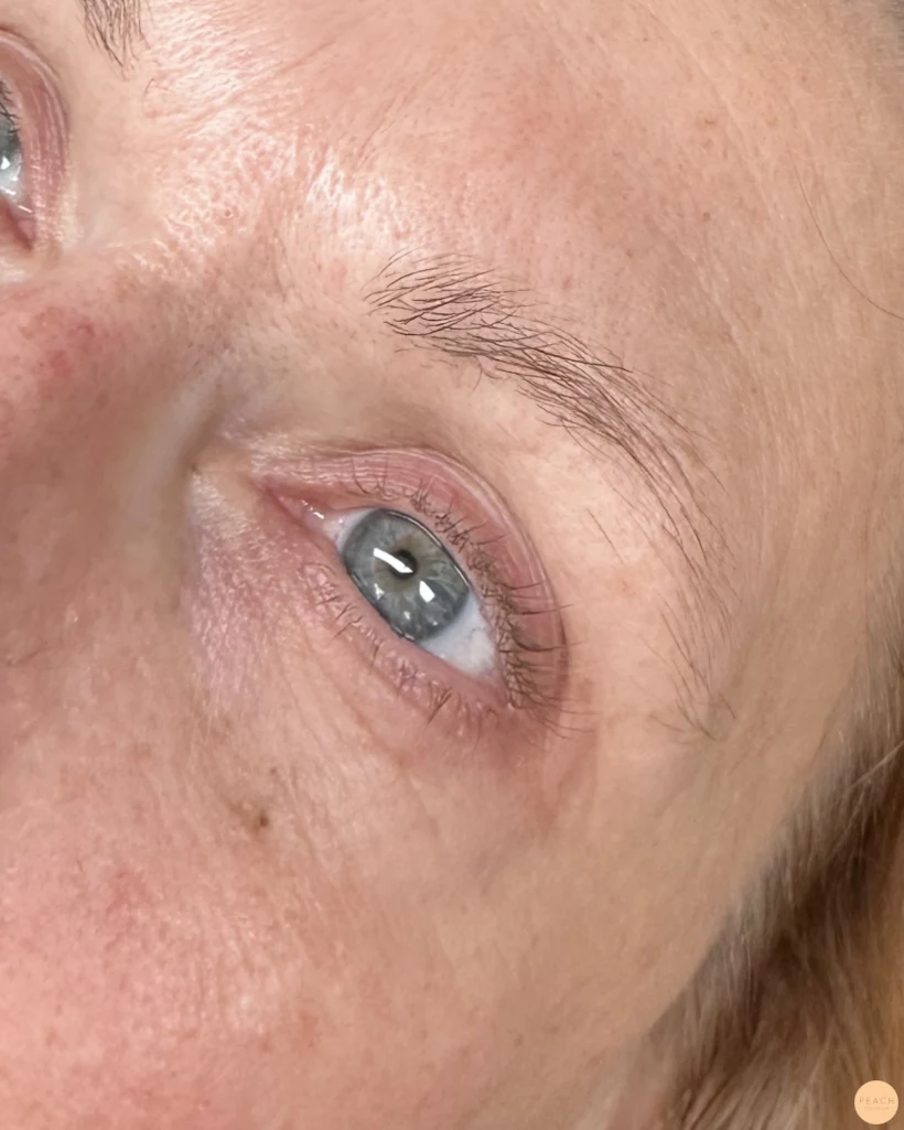 Lash och browlift korta tunna strån