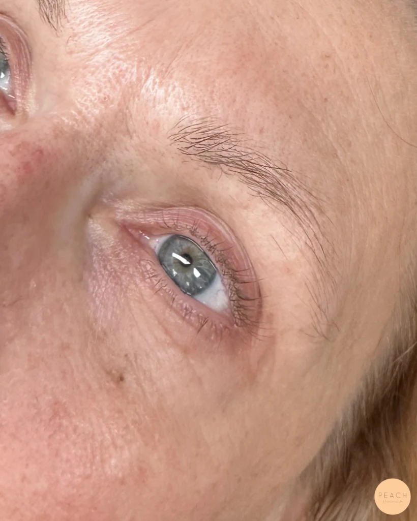 Lash och browlift korta tunna strån