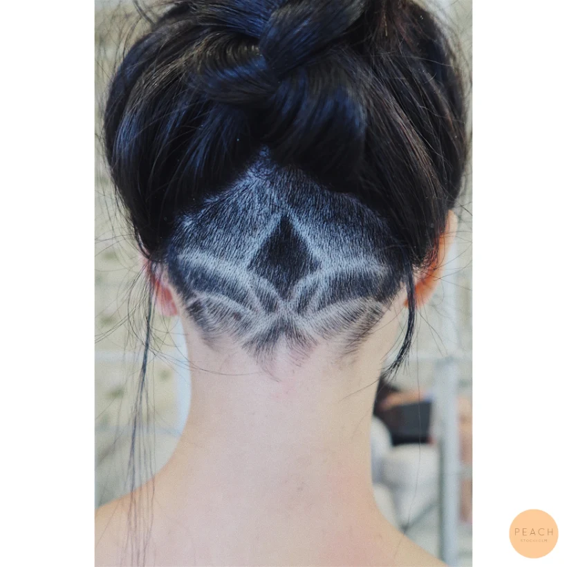 Shaved nape - Undercut