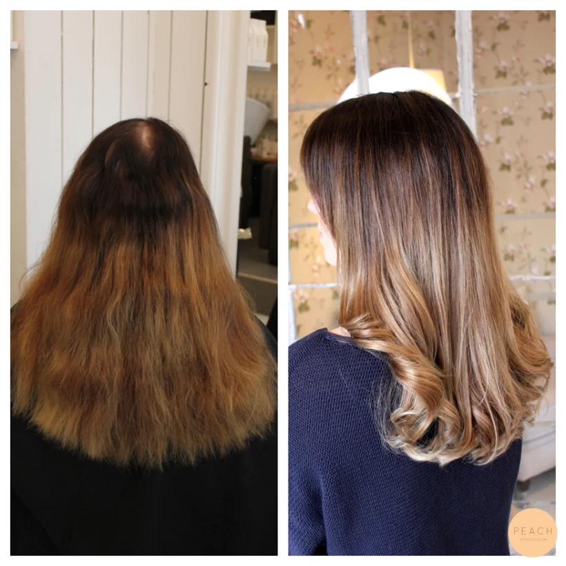 Ombre med extra glans