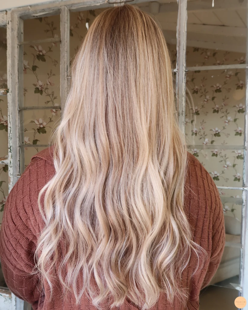 Beige blond hårfärg