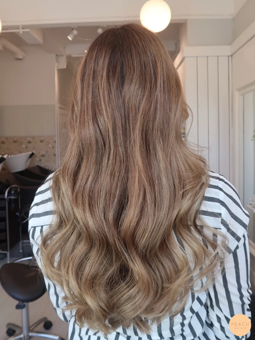 Balayage kalla slingor