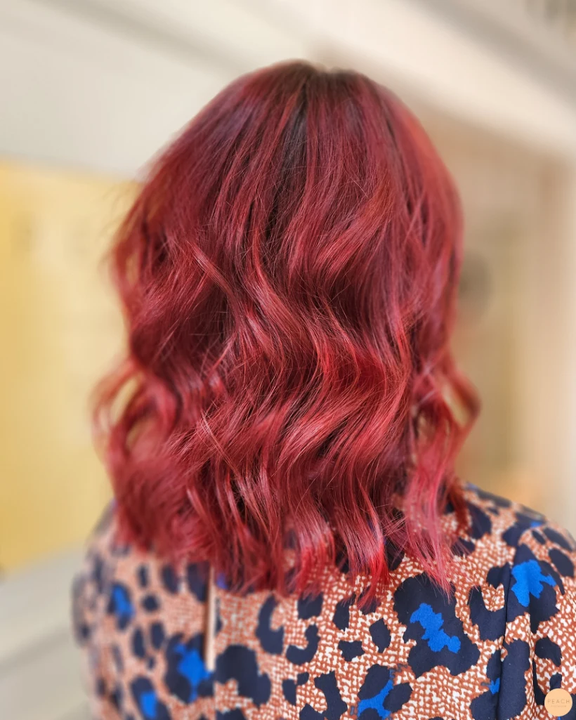 Cherry pop hair color 🍒
