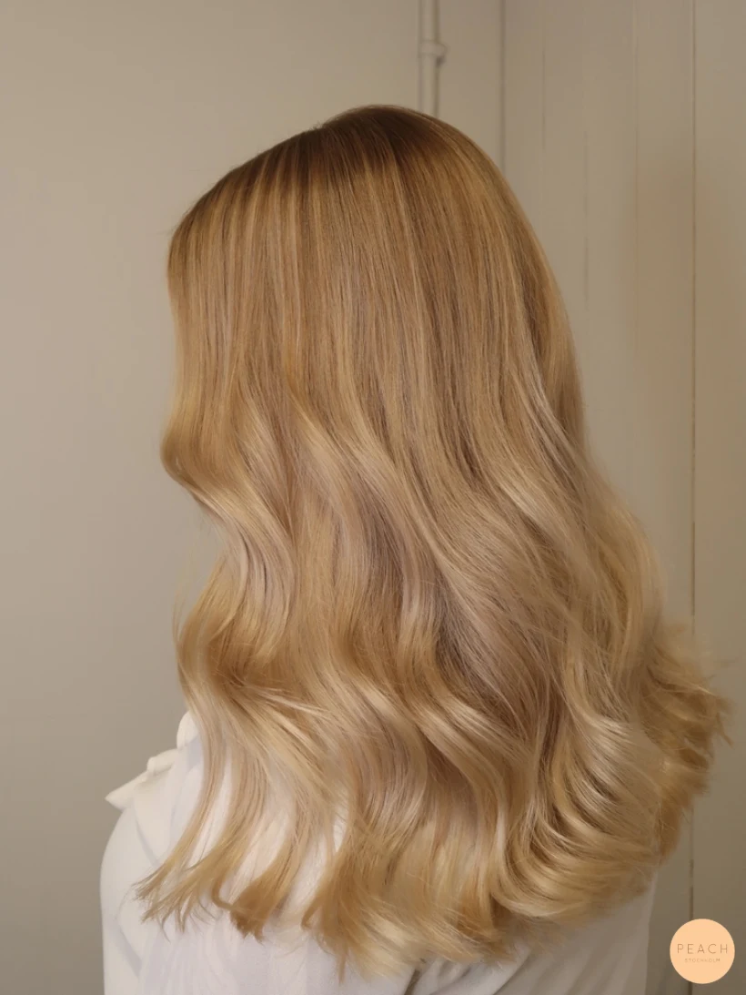 Blond balayage naturlig