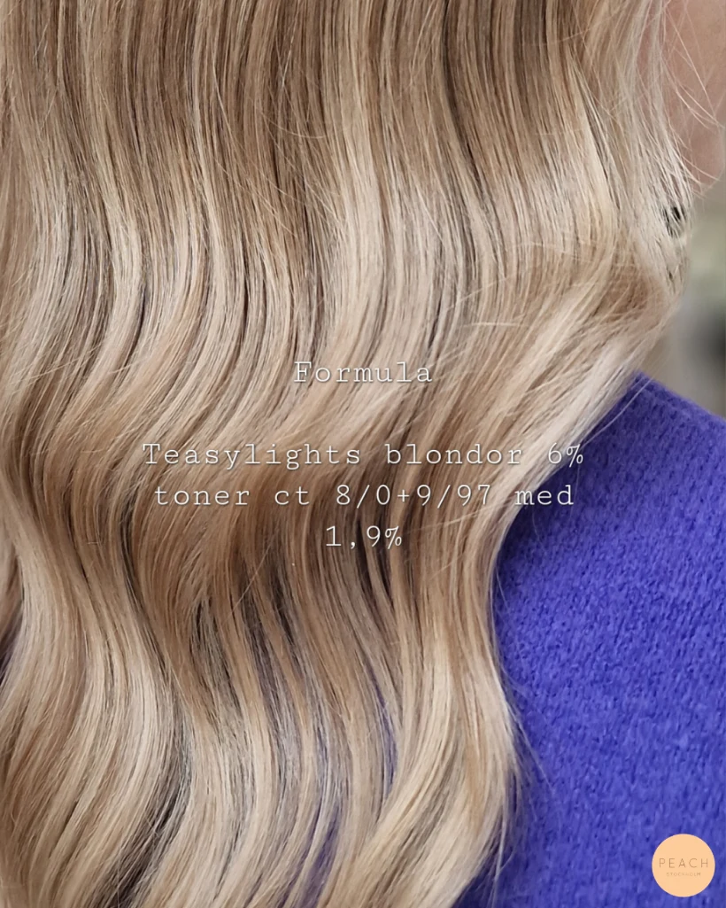 Beige Blonde hair med beige toner