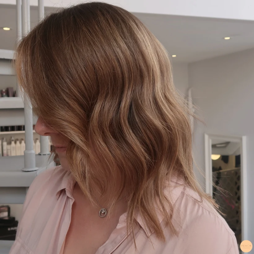 Balayage soft koppar