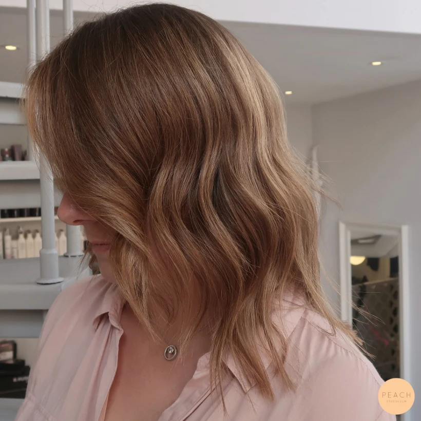Balayage soft koppar