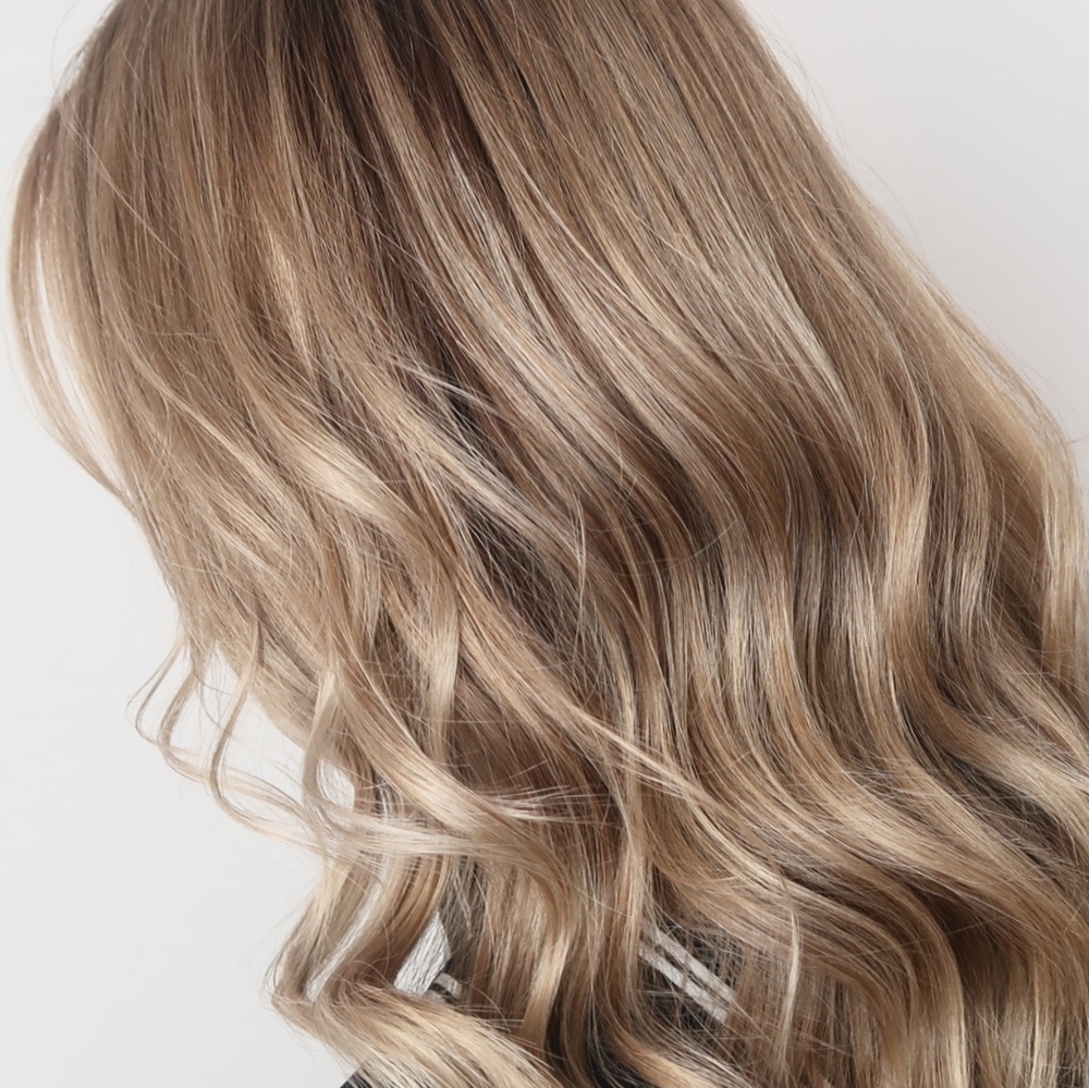 Kall beige hårfärg